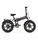Rower elektryczny Airwheel Składany rower elektryczny ENGWE EP-2 BOOST black juodas 250W 1