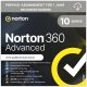 Norton 360 Advanced - 10 urządzeń - 1 rok - 200GB - bez subskrypcji - ESD 2