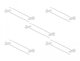 Delock Złączki kablowe z polem do oznaczania L 100 x B 2,5 mm biały 10 sztuk 1