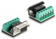 Delock Adapter USB 2.0 Typ-A do 1 x szeregowy RS-422/485 wtyk z 6 styk Terminalblock 5 V 1 m 3