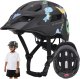 Wozinsky WOZINSKY Kask rowerowy dziecięcy odpinanym daszkiem 48-52 cm - czarny 1