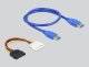Delock Karta Riser PCI Express x1 do 1 x gniazdo PCI 32 Bit z 60 cm kabel 3
