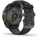 Smartwatch Garmin Inteligentny zegarek Fenix 8 – 47 mm, AMOLED Sapphire, Titan DLC w kolorze szarego węgla z silikonowym pasek w kolorze czarno-szarym 6