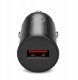 Ładowarka Ładowarka samochodowa 1 X USB QC3.0 18W czarna + kabel USB-C 1m 3