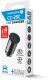 Ładowarka Ładowarka samochodowa 2 X USB 12W czarna + kabel USB-C 1m 5