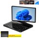Laptop Lenovo Laptop GPD-Pocket-4 Ryzen 7 8840U/8" WQXGA (2560x1600) Touchscreen 144Hz IPS/x360/LAN/16GB/SSD 1TB/BT/BLKB/FPR/x360/Radeon 780M 2