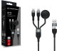 Conceptronic Conceptronic ETTA08B15 kabel USB USB 2.0 1,5 m USB A 2 x USB C Czarny 2