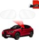 GrizzGlass Folia przeciwdeszczowa na lusterka GrizzGlass ZeroDrop do Alfa Romeo Stelvio (2017-2025) 3