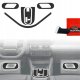 GrizzGlass Folia do wnętrza PianoSkin Matte do Fiat Grande Panda (2025) [5w1] 1