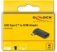 Adapter AV Delock USB Type-C Wtyk do gniazda HDMI (DP Alt Mode) Adapter 4K kątowy 3