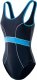 Martes Damski strój kąpielowy Martes LADY MALICIA black/blue radiance/white rozmiar XS 3