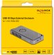 Delock USB 40 Gbps Obudowa dla 1 x M.2 NVMe SSD w stylu gamingowym z LED i wentylatorem bez narzędzi 5