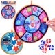 Stamp Dwustronna Tarcza na rzep Stitch 36cm + 6 piłek 4cm SP0881 EDUKAMP 1