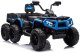 Import SUPER-TOYS Quad Na Akumulator ATV 6 Kół Z Przyczepką JC606 24V 4x4 Niebieski EDUKAMP 1