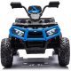 Import SUPER-TOYS Quad Na Akumulator ATV 6 Kół Z Przyczepką JC606 24V 4x4 Niebieski EDUKAMP 6