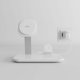 Ładowarka Puro Mag Station 3-in-1 Desk Stand MagSafe Qi2 biały - ładowarka bezprzewodowa 3