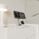 Ładowarka Puro Mag Station 3-in-1 Desk Stand MagSafe Qi2 biały - ładowarka bezprzewodowa 7