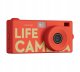 Kamera cyfrowa Xrec Mini Aparat Kamera Retro Video 2k Wisiorek Breloczek + Karta 32gb / Xrec X9 / Czerwony 2