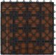 vidaXL vidaXL Płytka Tarasowa 11 pcs Brązowy 30 x 30 cm 4