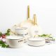 Patelnia Greenpan GreenPan Padova Reserve 2Tlg Frypan Set 20+26cm Cream White 5
