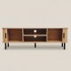 Edaxo Szafka rtv ryflowana SCAVA, 140 x 40 x 46 cm 4
