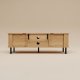 Edaxo Szafka rtv ryflowana SCAVA, 140 x 40 x 46 cm 5