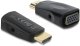 Adapter AV Delock DeLOCK 61082 przejściówka do kabli HDMI VGA Czarny 1