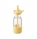 Mellow Yellow BUYDEEM Portable Glass Straw Bottle 550ml, model DG425, color Mellow Yellow 1