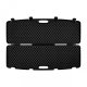 Megaline Kufer na bron Megaline czarny 118x35x11cm klamry 2