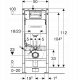 Stelaż Geberit Stelaż podtynkowy Geberit DuofixBasic do WC, Delta 12cm, H112 (111.153.00.3) 2