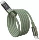 Kabel USB Choetech PD60W USB-C to USB-C Digital Display 1.2m Nylon Cable - green 1