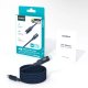 Kabel USB Choetech PD60W USB-C to USB-C Digital Display 1.2m Nylon Cable - blue 4