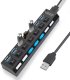 HUB USB HUB USB 7 PORTÓW ROZDZIELACZ ROZGAŁĘŹNIK SWITCH 2