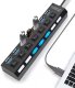 HUB USB HUB USB 7 PORTÓW ROZDZIELACZ ROZGAŁĘŹNIK SWITCH 7