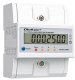 Qoltec Trójfazowy elektroniczny licznik z resetem | miernik zużycia energii na szynę DIN | 400V | 100A | LCD | LED | 4P 1