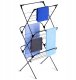 Vilde Suszarka na pranie metalowa czarna pionowa 61x58x136cm VILDE 568003 2