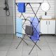 Vilde Suszarka na pranie metalowa czarna pionowa 61x58x136cm VILDE 568003 3