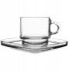 lav Filiżanka do kawy ze spodkiem szklana 75ml 6 sztuk LAV 129671 4