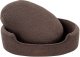 Welsti Owalne legowisko ortopedyczne kojec dla psa Welsti brązowy boucle XXL 100x80 antypoślizgowy 4