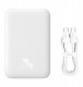 Powerbank Baseus Powerbank Baseus Airpow 6000mAh 20W z kablem Baseus Simple USB-C (20V/3A) 30cm - biały 7