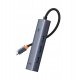 Stacja/replikator Baseus Baseus UltraJoy Series 5-Port HUB Docking Station Space Grey?Type-C to HDMI4K@30Hz*1+USB 3.0*4? 4