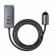 Ładowarka Baseus Baseus Share Together PPS Multi-port Fast charge Car Charger with Extension Cord 2U+2C 120W Space Grey 2