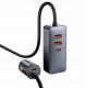 Ładowarka Baseus Baseus Share Together PPS Multi-port Fast charge Car Charger with Extension Cord 2U+2C 120W Space Grey 3
