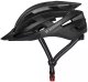 Wozinsky Kask rowerowy z odpinanym daszkiem i tylną lampką USB 54-57 cm - czarny WOZINSKY 6