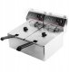 Mega-M Frytownica Elektryczna 2x8L DWUKOMOROWA Gastronomiczna 6600W Mega-M 1