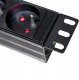 Netberg Listwa zasilająca Rack 19" NETBERG 8 gniazd z wyłącznikiem do szafy rack 2