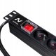 Netberg Listwa zasilająca Rack 19" NETBERG 8 gniazd z wyłącznikiem do szafy rack 3