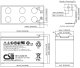 CSB Akumulator HR1234W F2 CSB 12V 9Ah 2