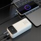 Powerbank Dudao Powerbank Dudao K15Max 30000mAh PD 22.5W z kablami USB-C i Lightning - biały 3