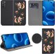 krainaGSM ETUI do SAMSUNG GALAXY A23 5G MAGNET WZORY + SZKŁO 3